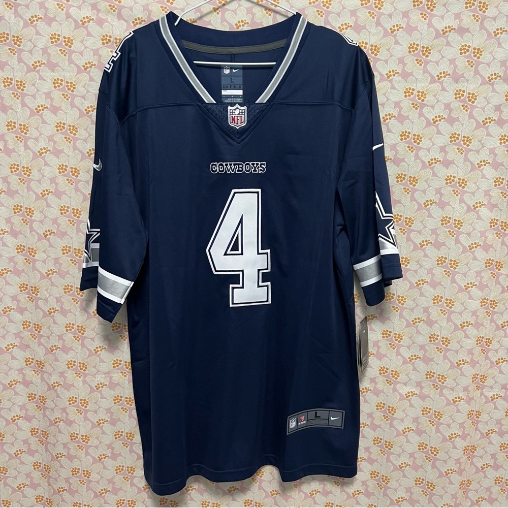 Dallaz Cowboya Dak Frescott Hike Mary Vapor Limited #4 Jersey